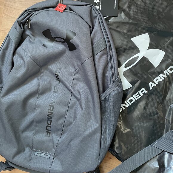 FIRM. Under Armour Storm GRAY Hustle Lite backpack Laptop bag, College, UNISEX - Picture 3 of 11